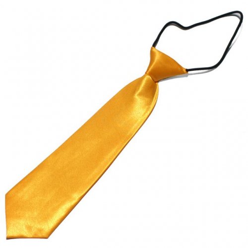 KTI-2005 Yellow - Kids / chidrens adjustable necktie - Click Image to Close