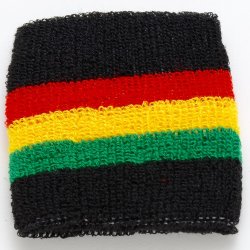 YSWB-302 Rasta print wrist band