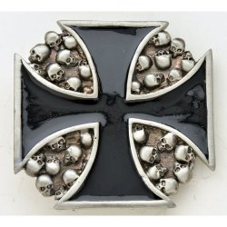 BK-604 Iron Cross with skulls design.