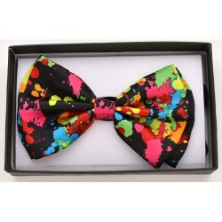 Bot-48 Multicolor Abstract Bow Tie