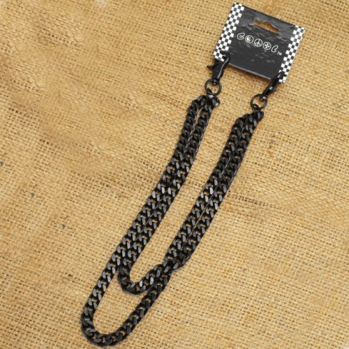 WC-302Black Black double chain - Click Image to Close