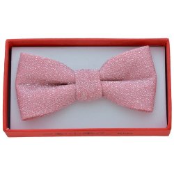 KBOT-30A Kids Pink Sparkle Bow tie