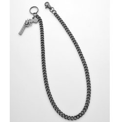 WC-LU5062 Gray metal Wallet chain with 357