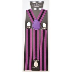 SP-135 B/Purple striped suspenders