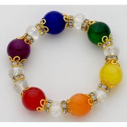 YWL-G Rainbow bead bracelet