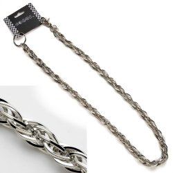 WC-SH126 Chromed metal cascading chain Wallet chain 33 inch leng