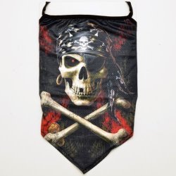 TUM-007 Pirate Skull print tube face mask