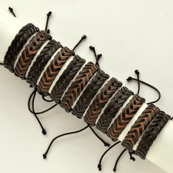 YWL291 Woven leather bracelets