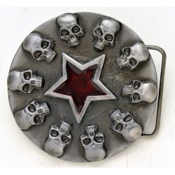 BK-772 Iron cross with skulls
