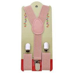 KSP-B30 Kids pink suspenders