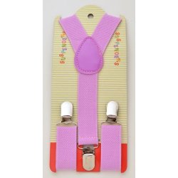 KSP-229 Kid's Pink suspenders