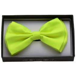 BOT-170 Fluorescent Yellow/Green bow tie