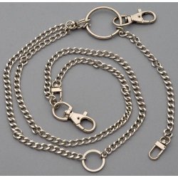 WC-1126 Chrome Wallet Chain 3 chains