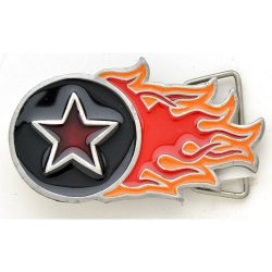 BK-706 Red Star with flames
