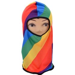 MSK-RBSkiMask Rainbow ski mask