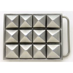 BK-757 Pyramid design buckle.