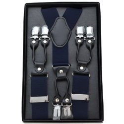 MSP-556 Navy Blue suspenders