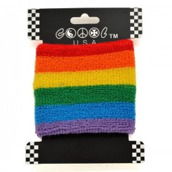 YSWB-301 Rainbow print wrist band