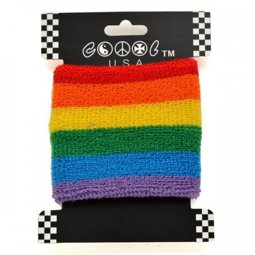 YSWB-301 Rainbow print wrist band - Click Image to Close