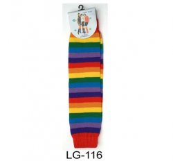 LG-116 Rainbow leg warmers