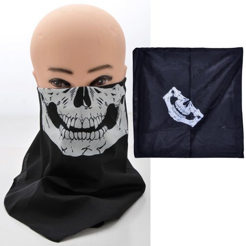 BDNA-200 Skull print bandanna - Click Image to Close