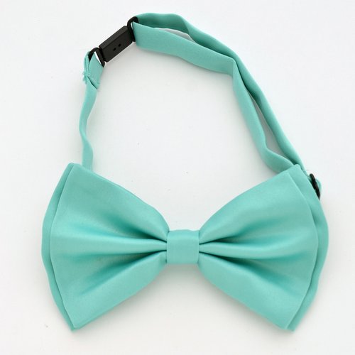 BOT-Green0921u Green bow tie with cloth straps - Click Image to Close