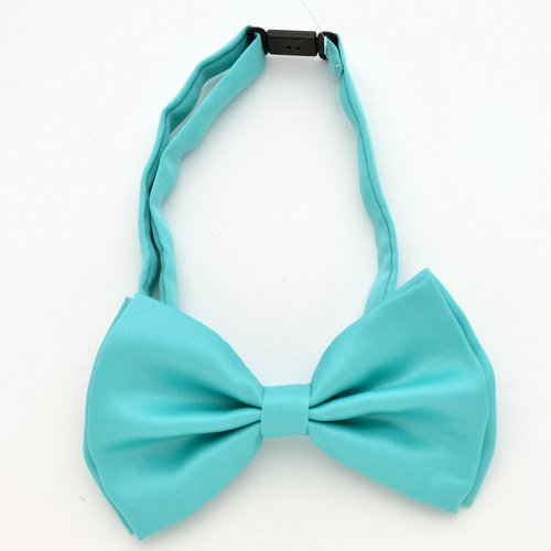 BOT-Green0921uA Green bow tie with cloth straps - Click Image to Close