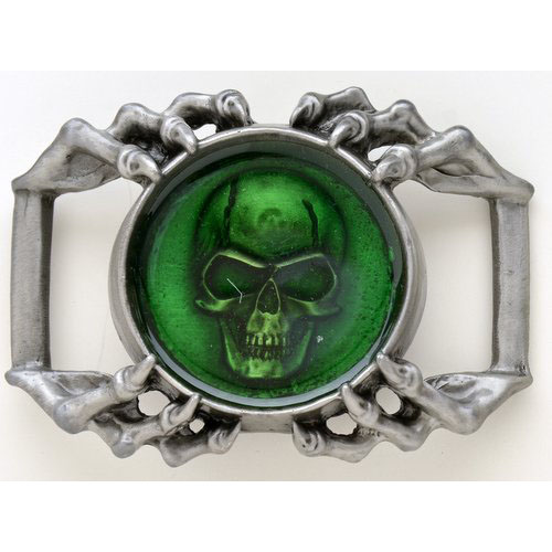 BK-727 Skull in green resin - Click Image to Close