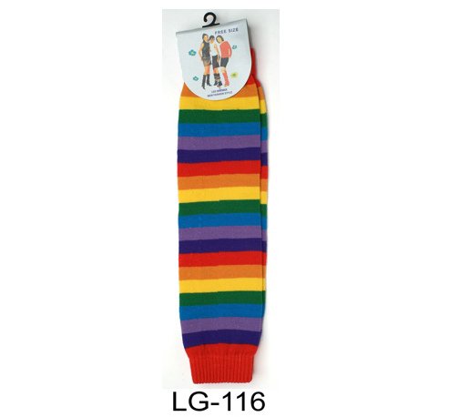 LG-116 Rainbow leg warmers - Click Image to Close