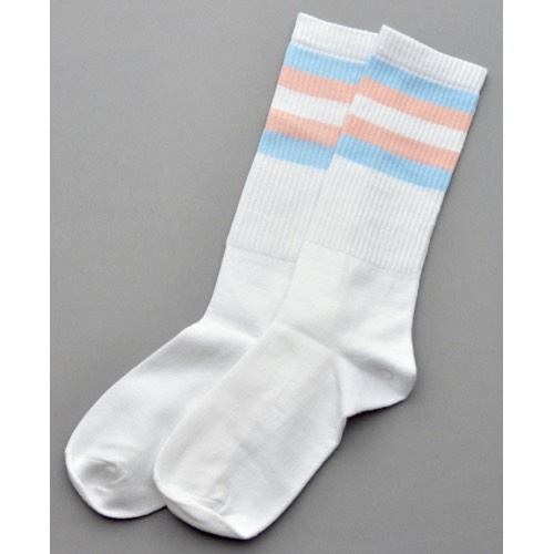 SK503-30 Trans sexual colors print tube socks - Click Image to Close
