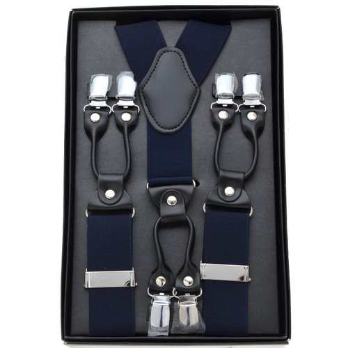 MSP-556 Navy Blue suspenders - Click Image to Close