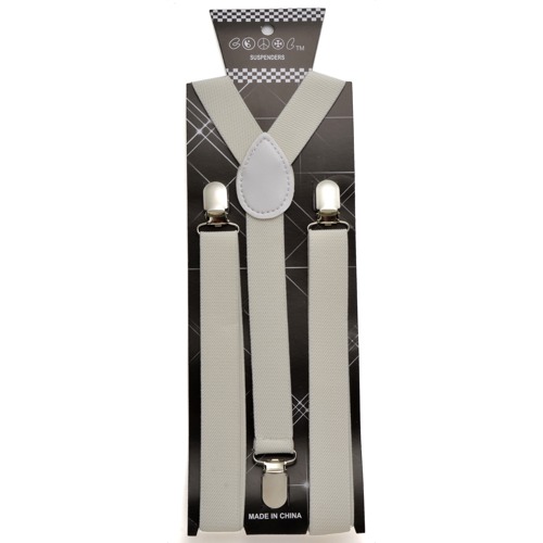 SP-301 Cream color suspenders - Click Image to Close
