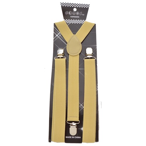 SP-9-6 Mustard yellow suspenders - Click Image to Close