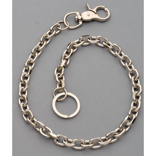 WC-1122 Chrome Wallet Chain medium links - Click Image to Close