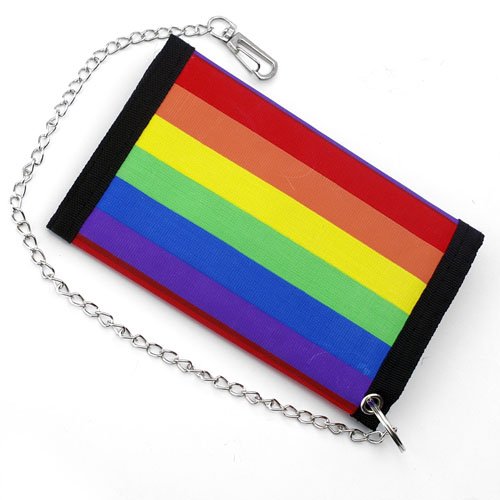 W-038 Rainbow print wallet - Click Image to Close