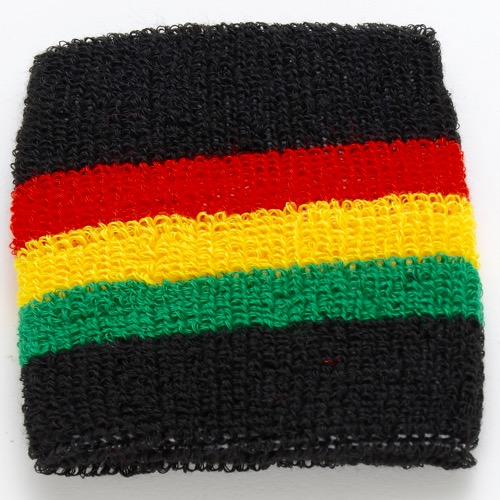 YSWB-302 Rasta print wrist band - Click Image to Close