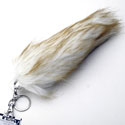 YWK05S Purple fur ball key chain