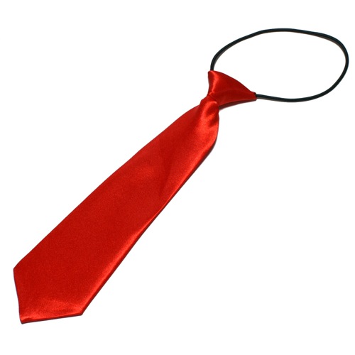 KTI-2002 Red - Kids / chidrens adjustable necktie - Click Image to Close
