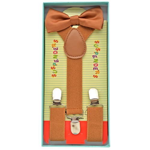 KBS-004 Kid's Bowtie and suspender set - Click Image to Close