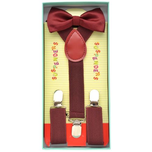KBS-080 Kid's Bowtie and suspender set - Click Image to Close