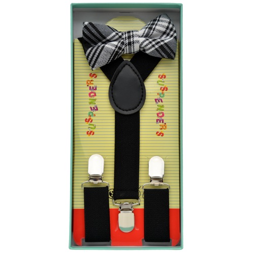 KBS-605 Kid's Bowtie and suspender set - Click Image to Close