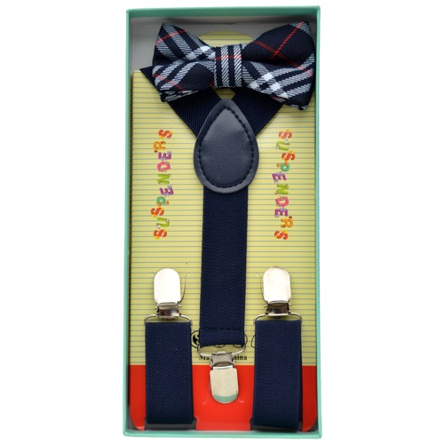 KBS-609 Kid's Bowtie and suspender set - Click Image to Close