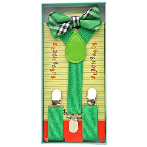 KBS-611 Kid's Bowtie and suspender set - Click Image to Close